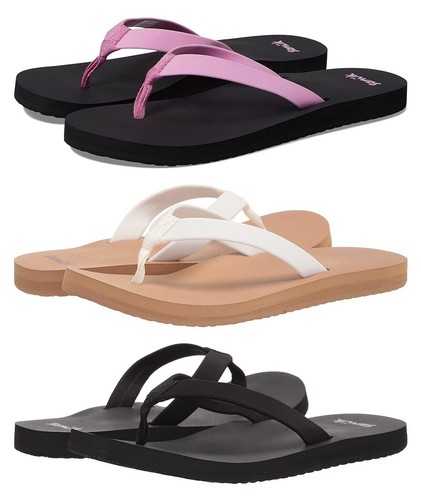 Sanuk Women's Ashland Soft Top Flip Flop Sandals 1124159