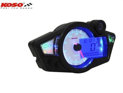 Velocímetro RX1N GP Style BA011220 Koso blanco azul iluminado homologación alemán - Imagen 2 de 2