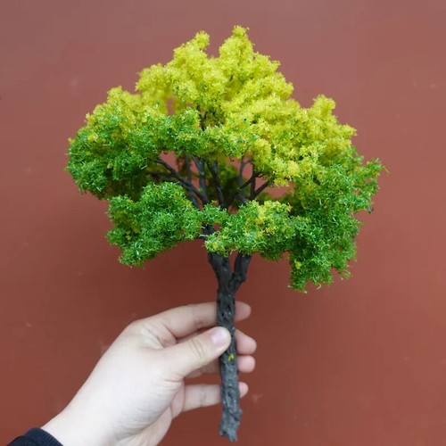 Arbre Modèle 30cm Boutique G Echelle Vert Fil Militaire Sable Layout Matériaux - Imagen 1 de 37