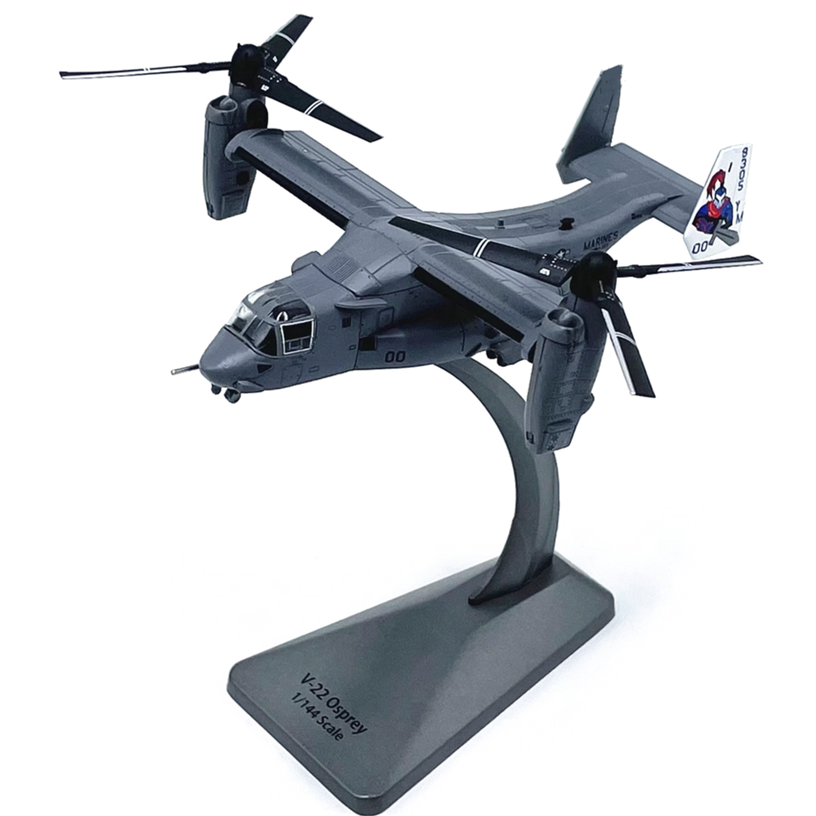 1/144 V22 Osprey Transport Helicopter Alloy Aircraft Model Plane Souvenir Gift