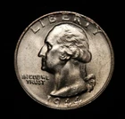1944-S Washington Quarter BU+++++