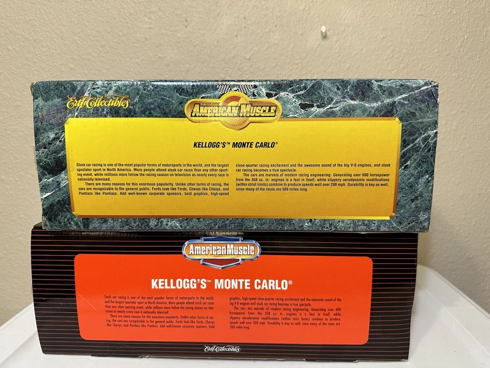 1/18 Ertl 1995 & 1996 nascar #5 Terry Labonte Kelloggs Ironman Monte Carlo - Image 2 of 4