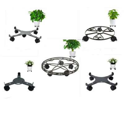 Cerbior Caddy Heavy Duty Plant Stands Pot with Wheels Indoor Outdoor Holder