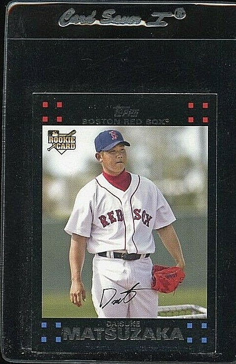 2007 TOPPS #630 DAISUKE MATSUZAKA ROOKIE RC BOSTON RED SOX