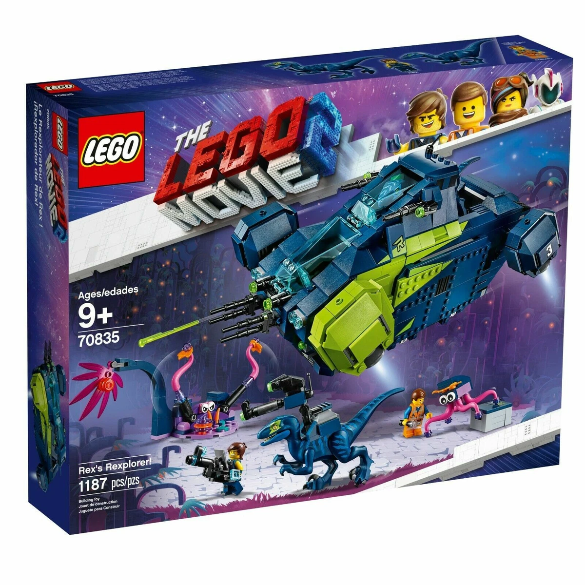 Lego movie 2 rex spaceship set hotsell