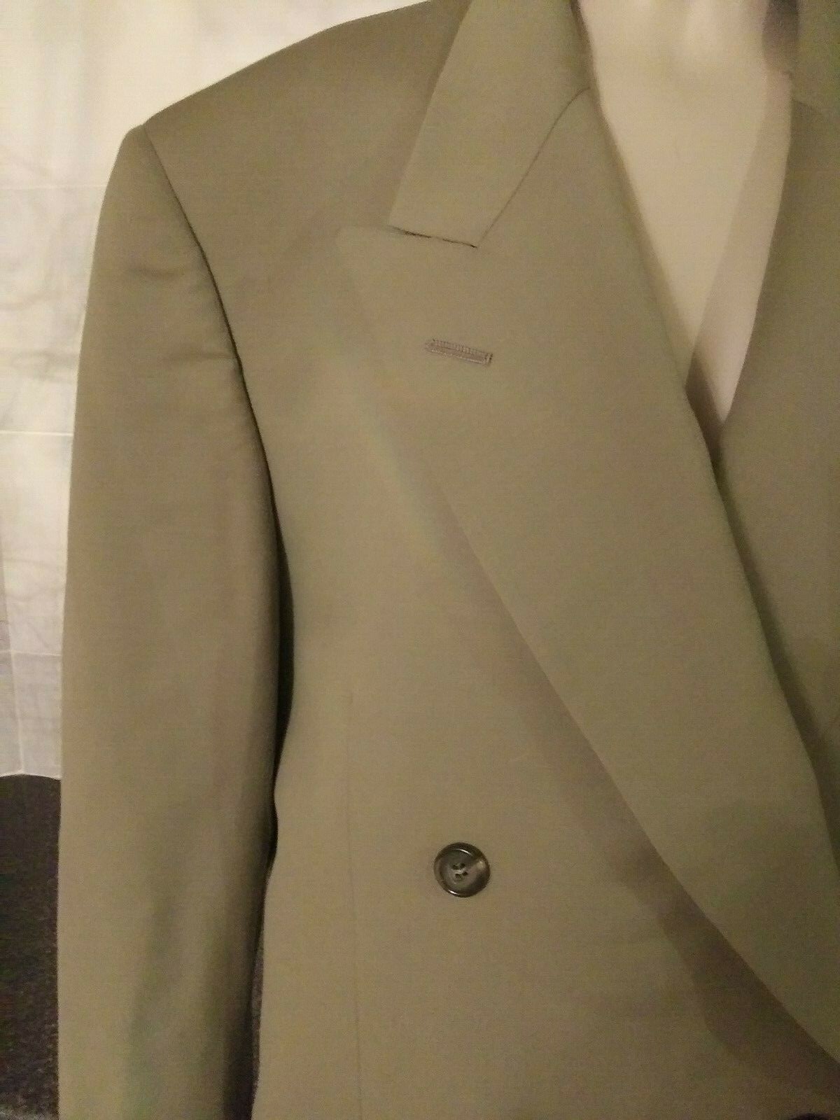 SAINT LAURENT YVESSAINTLAURENT GIACCA TUTA UOMO VERDE TAGLIA 40R MOLTO ATTRAENTE