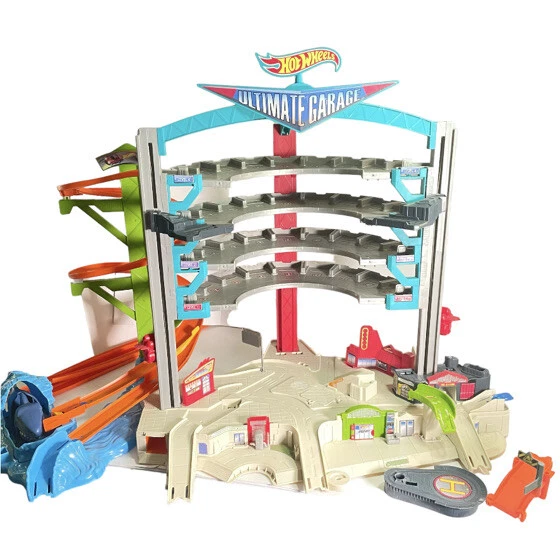  Hot Wheels City Ultimate Garage with Shark Attack : Toys & Games