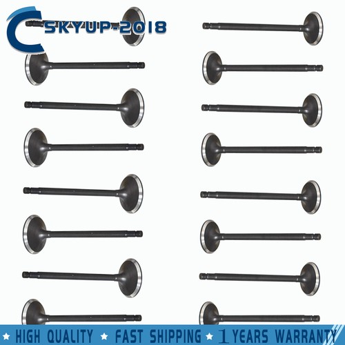 16Pcs Exhaust & Intake Valves Aluminum Alloy For Mazda CX-7 3 6 2006-2013 2.3L - Foto 6 di 9