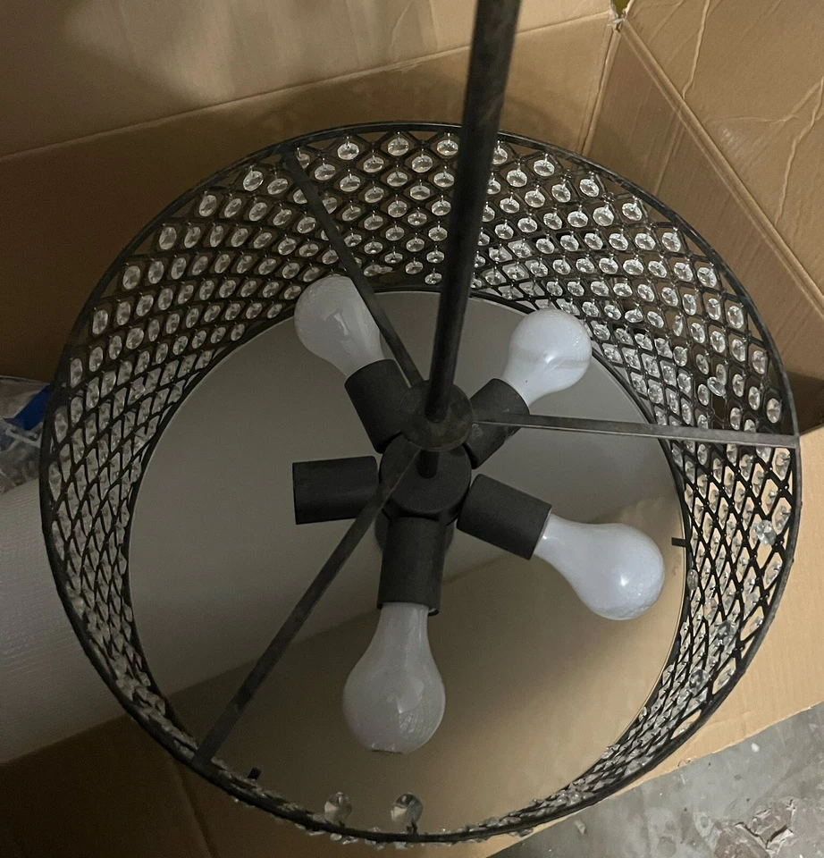 Lámpara de araña Quoizel 5 luces Foto 3 de 4