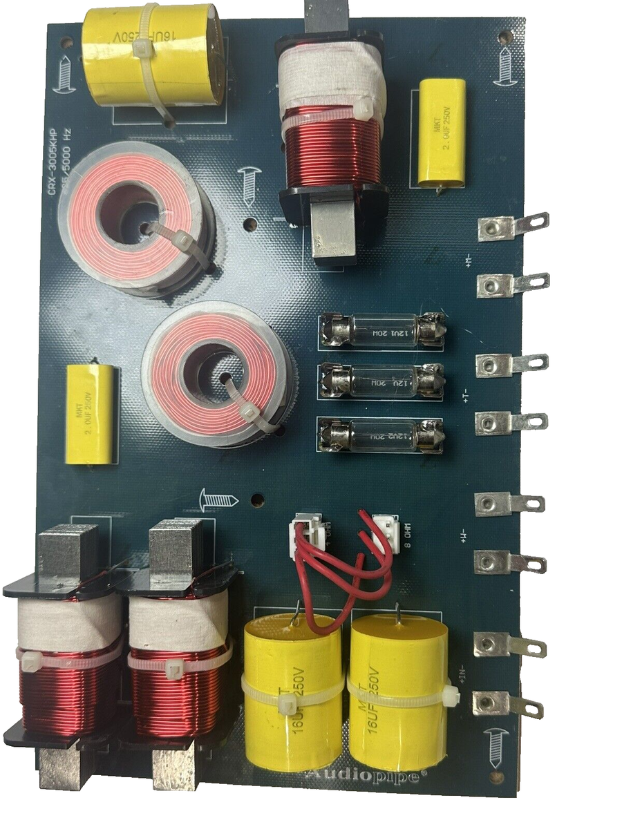 3 way Passive Crossover 625 Hz / 500 Hz - 1000 watts - 4 / 8 ohms