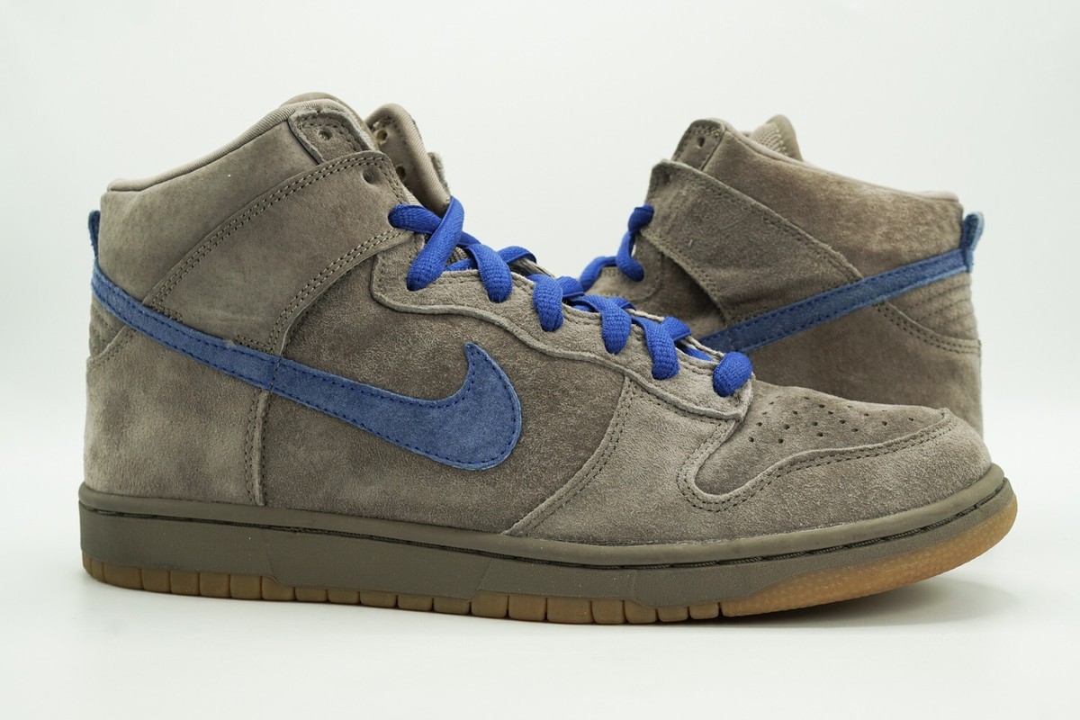 NIKE SB DUNK HIGH USED SIZE 10.5 IRON SPORT ROYAL WHITE NIKE SB DUNK HIGH USED SIZE 10.5 IRON SPORT ROYAL WHITE