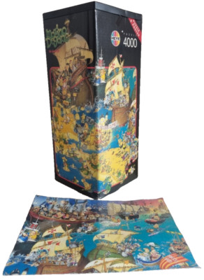Marino Degano Go America Puzzle 4000 Heye komplett 1 x benutzt mit Poster