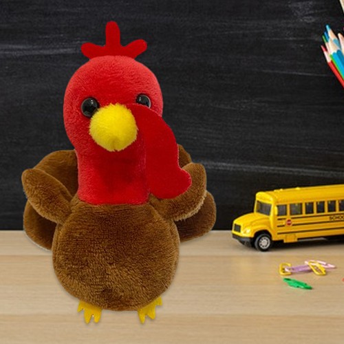 Finger Doll Soft Turkey Plush Animals Finger Puppet Toys Kids Interactive Toys - Picture 6 of 12