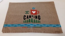 Kay Dee Designs I Heart Camping Cotton Dish Tea Towel