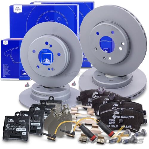 ATE BRAKE DISCS + PADS + WK FRONT + REAR FOR MERCEDES C-CLASS W203 CL203 CLK - Picture 1 of 12