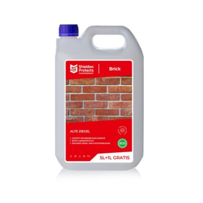 Shieldon Protects Brick Imprägnierung für Ziegel, Altziegel Brick 5L+1L GRATIS
