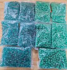 Bulk Lot Green Star Shape Pony Beads Kids Christmas Crafts Jewelry 5,000 pcs