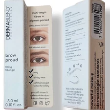Dermablend Brow Proud Fiber Filling Gel 3.0ml .10 fl.oz.