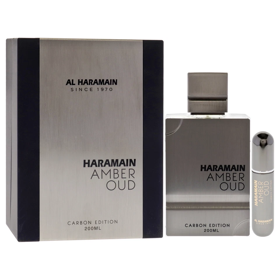 Amber Oud - Edición Carbono por Al Haramain para Hombres - Spray EDP de 6.7 OZ Foto 3 de 4