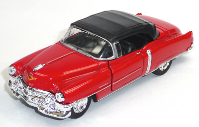 Modellauto 1953 Cadillac Eldorado Oldtimer rot geschlossen ca. 12,5cm von WELLY