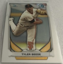 2014 Bowman Chrome Draft Baseball Tyler Beede San Francisco Giants 1st Bowman