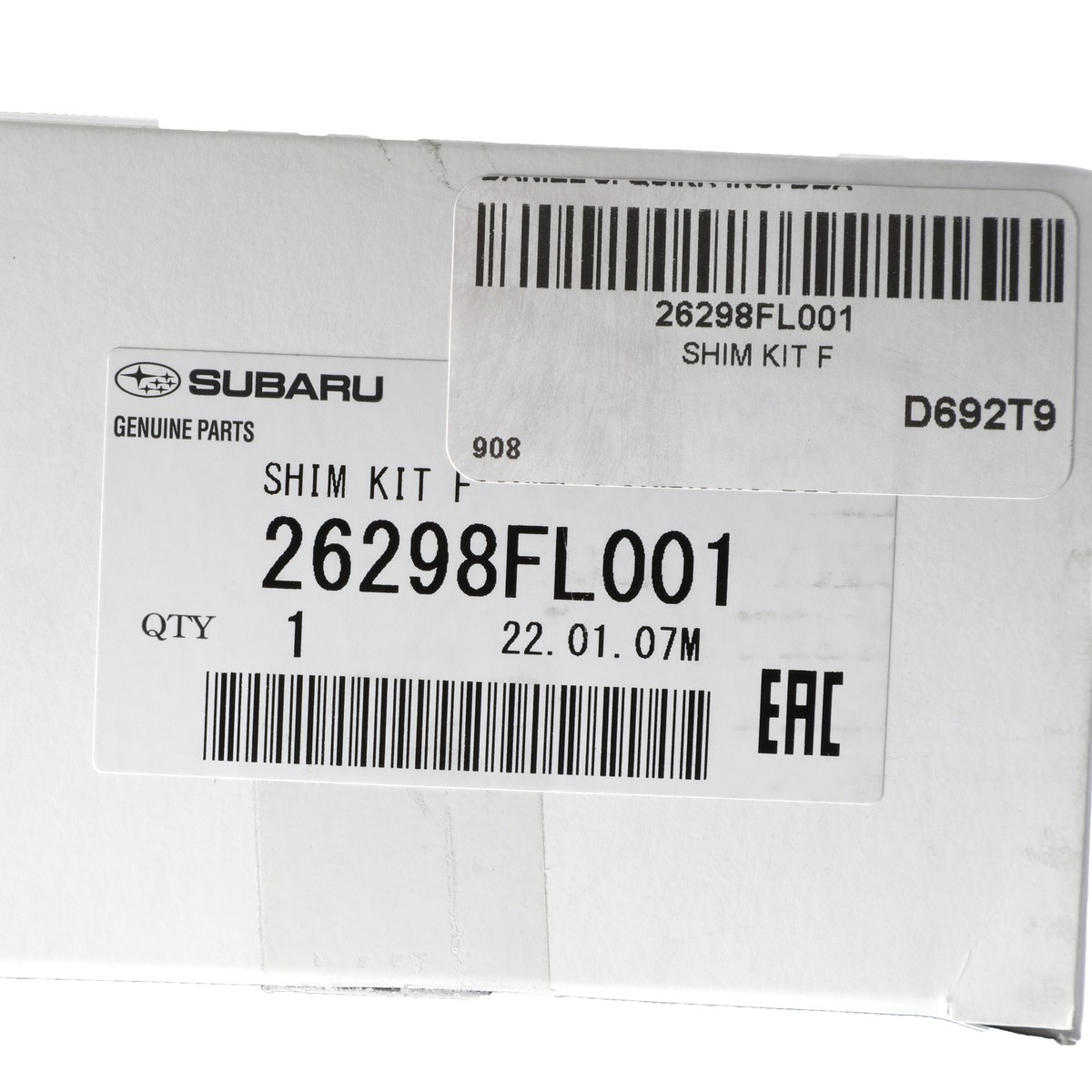 OEM NEW 17-23 Subaru Crosstrek Impreza Brake Pads Shim OEM NEW 17-23 Subaru Crosstrek Impreza Brake Pads Shim