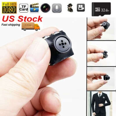 32GB 1080P HD Built-in battery micro DIY camera smallest body Video recorder