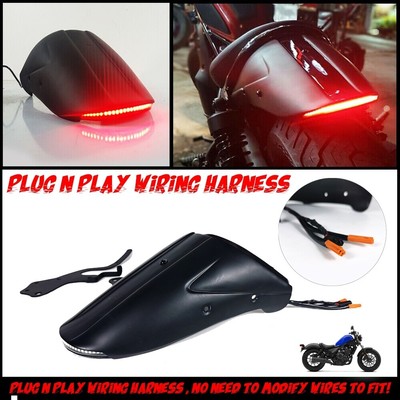 honda rebel 500 rear fender delete