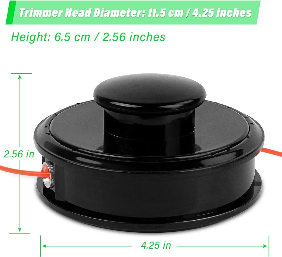 Cabezal de tope de recortadora para Echo SRM-210 SRM-1501 SRM-2301 SRM230SP SRM-2310 SRM-2510 Foto 2 de 4