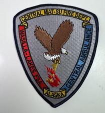 Central Mat-Su Fire Alaska Wasilla Lakes FSA Central Ambulance AK EMS Patch G5