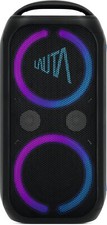 TechniSat WUMMSBOX | Bluetooth Lautsprecher mit Akku, Subwoofer und Lichteffekt