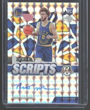 2020-21 Panini Mosaic #RS-NMN Nico Mannion Golden State Warriors Auto