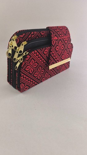 Women’s Shoulder Bag with Jordanian & Palestinian Embroidery Category: - Picture 3 of 10