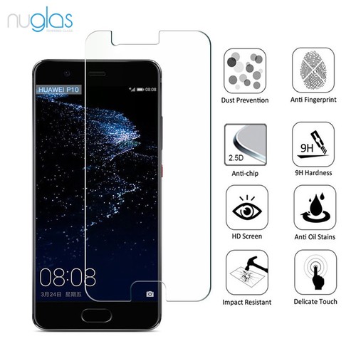 NUGLAS Huawei P40 P30 P20 P10 P9 Pro Plus Lite Tempered Glass Screen Protector - Picture 3 of 12