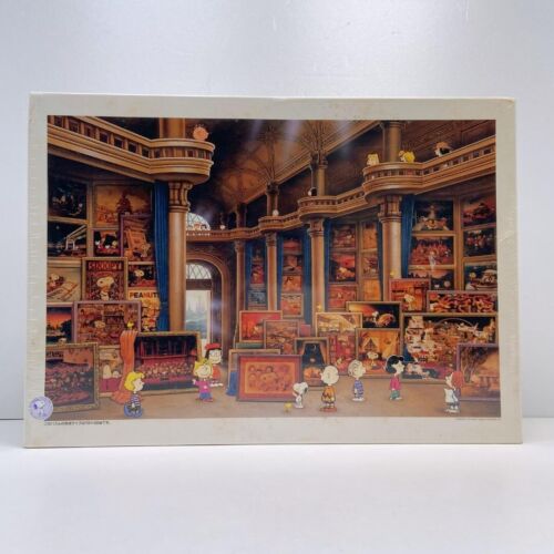 Snoopy Puzzle Erdnüsse Galerie Kunstmuseum Spielzeug 1000 Teile Apollo Company - Bild 1 von 7