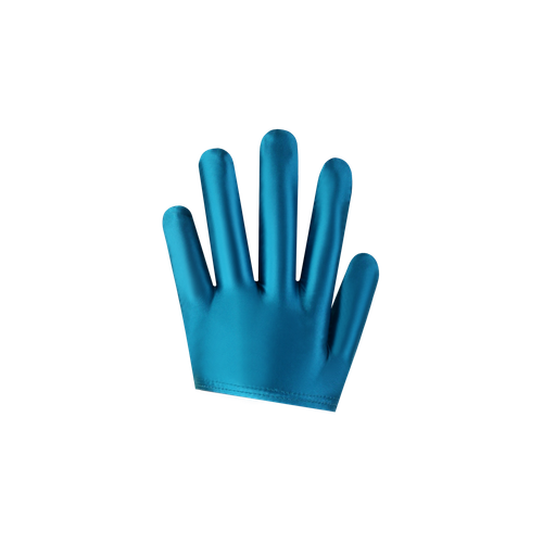 Women's Satin Glossy Half Gloves Party Dress Cosplay Stretch Five Finger Mittens - Picture 30 of 35