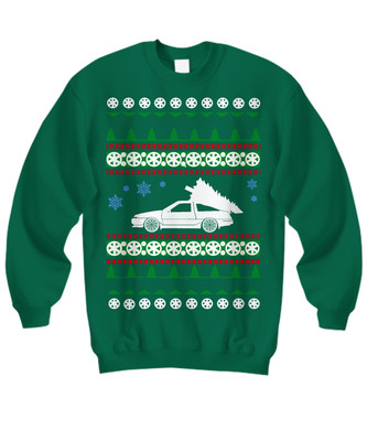 Toyota AE86 Corolla HachiRoku Ugly Christmas Sweater - Sweatshirt
