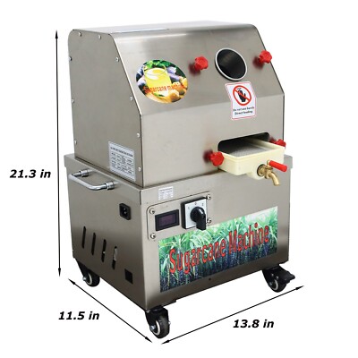 24V DC/110V AC Commercial Electric Desktop Sugarcane Juicer Machine