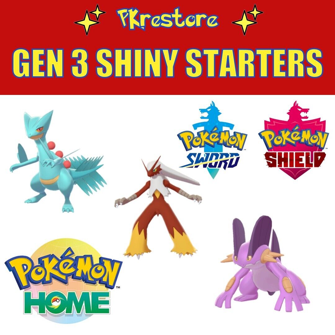 Gen 3 Starters - Evolutions and Stats - Pokemon Starters