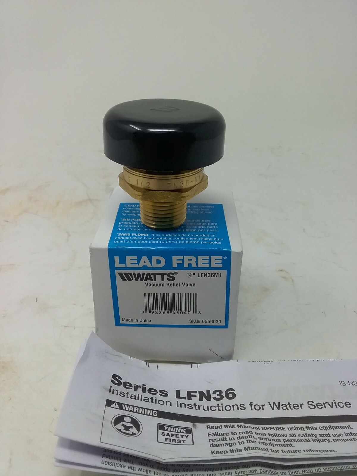 Watts Vacuum Relief Valve 1/2" LFN36M1 eBay