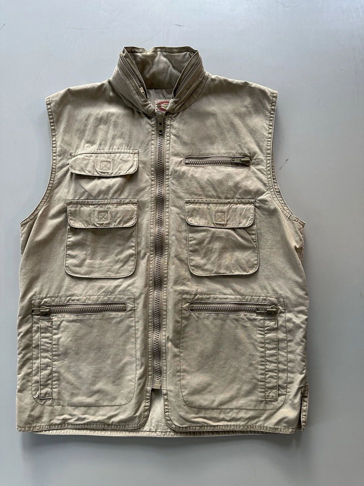 Banana Republic Vintage 80s Vest Safari Outdoors Photography Fishing