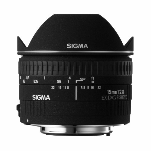 SIGMA Single Focus Fisheye Lens 15mm F2.8 EX DG DIAGONAL FISHEYE