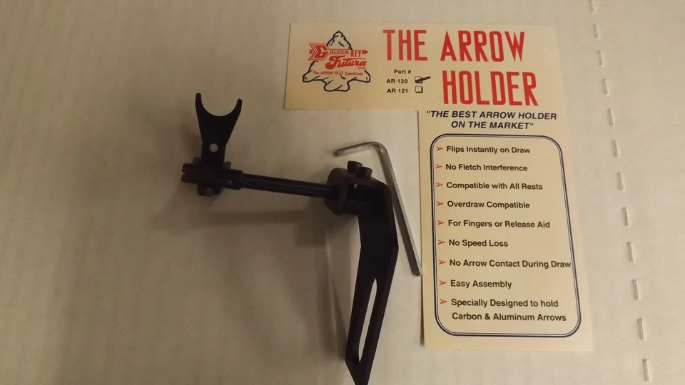 Vtg Golden Key Futura "The Arrow Holder" Flip Down Rest AR-120 NOS - Image 2 of 4