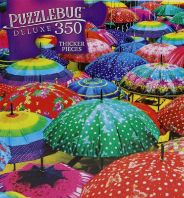 350 Pieces Jigsaw Puzzle Colorful Patterns Umbrellas 20 X 12 Puzzlebug Deluxe