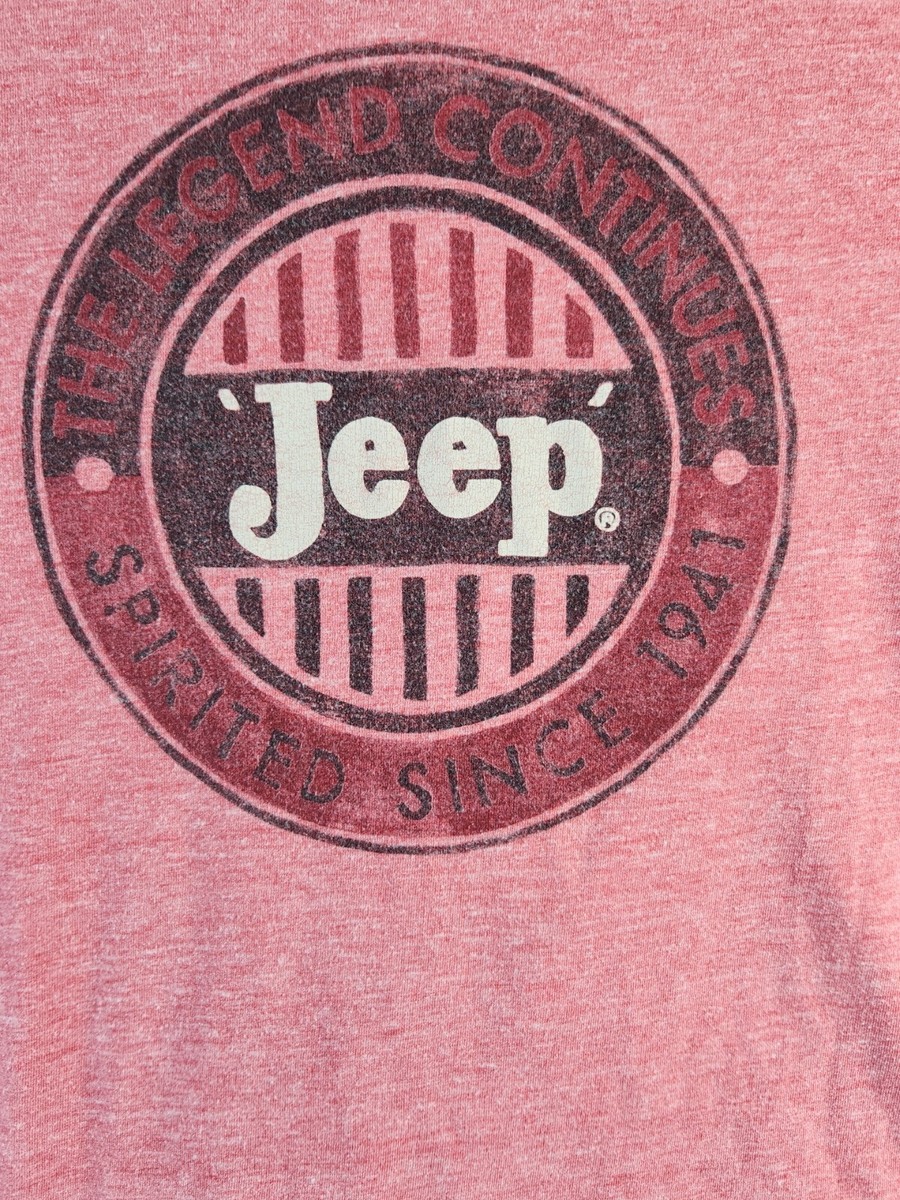 ★JEEP★ Pigment small logo man to man Amazon.com: Jeep Iconic Logo T-Shirt : Clothing, Shoes & Jewelry