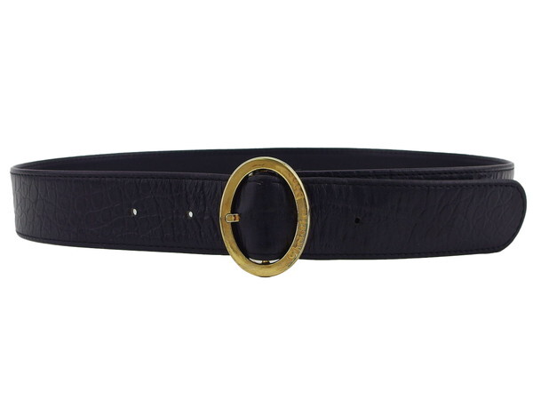 小物 Christian Dior Veau Leather Belt 70/38 Christian Dior belt × leather × gold material Authentic Used