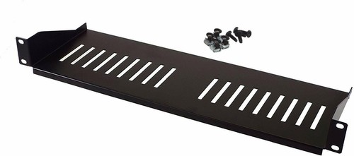 CNAweb 1U Étagère ventilée 19 pouces pour armoire réseau rack 6" de profondeur - Photo 2/4