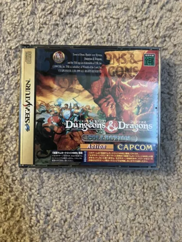 Dungeons & Dragons Collection SEGA Saturn RARE RPG CIB IMPORT arcade Retro