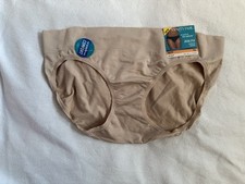 NEW VANITY FAIR Panty No Pinch No Show Seamless Bikini Panty 1 Pair Large 18217