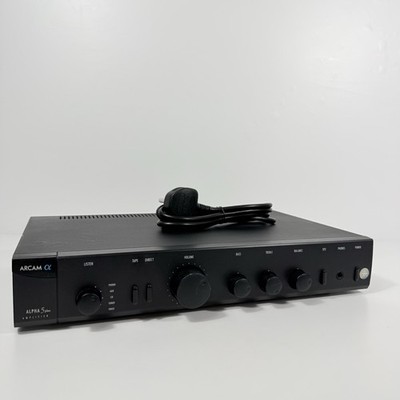Arcam Alpha 5 Plus Integrated Amplifier Black Fully Working W/ New PSU ++
